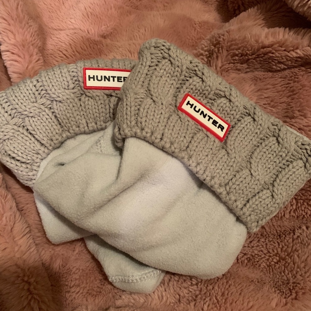Light tan tall  HUNTER boot socks!